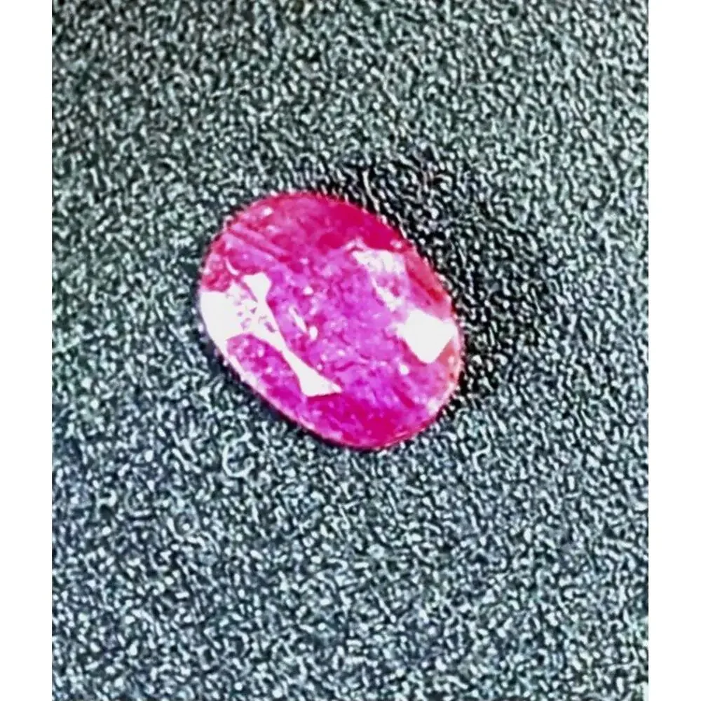 100% Natural Certified‎ Corundum Ruby Oval Non Treated 1.27ct